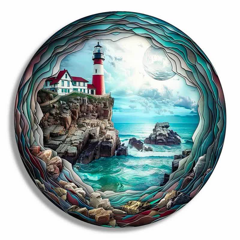 Merveille de phare - Wooden Jigsaw Puzzle - A3 - Wooden Gift Packaging - image 0