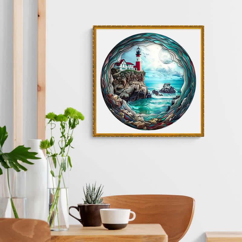 Merveille de phare - Wooden Jigsaw Puzzle - image 3