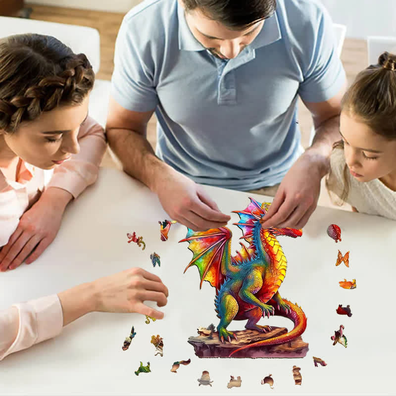 Magical Dragon - Wooden Jigsaw Puzzle - image 7