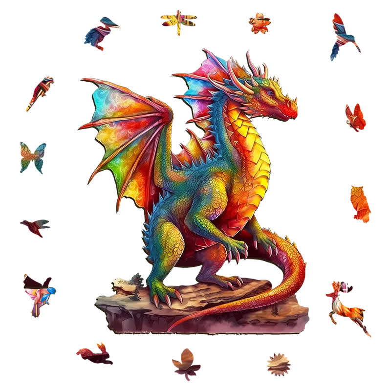 Magical Dragon - Wooden Jigsaw Puzzle - image 3
