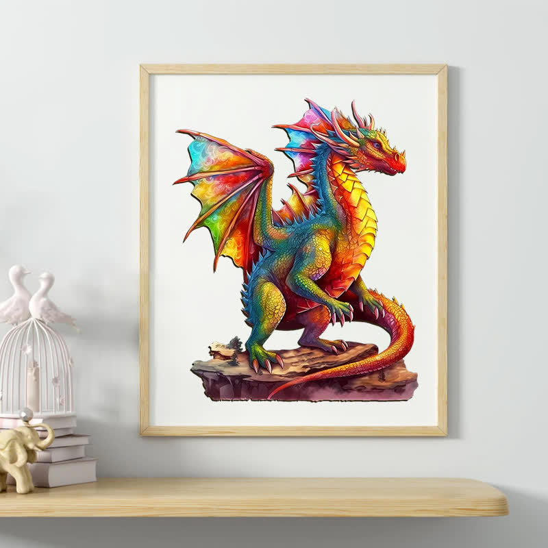 Magical Dragon - Wooden Jigsaw Puzzle - image 2