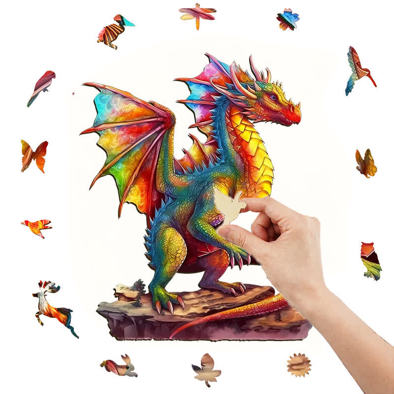 Magical Dragon - Wooden Jigsaw Puzzle - image 8