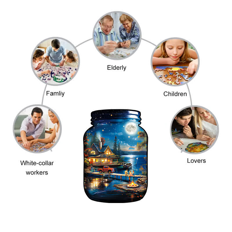 Autumn Memories - Wooden Jigsaw Puzzle - image 1