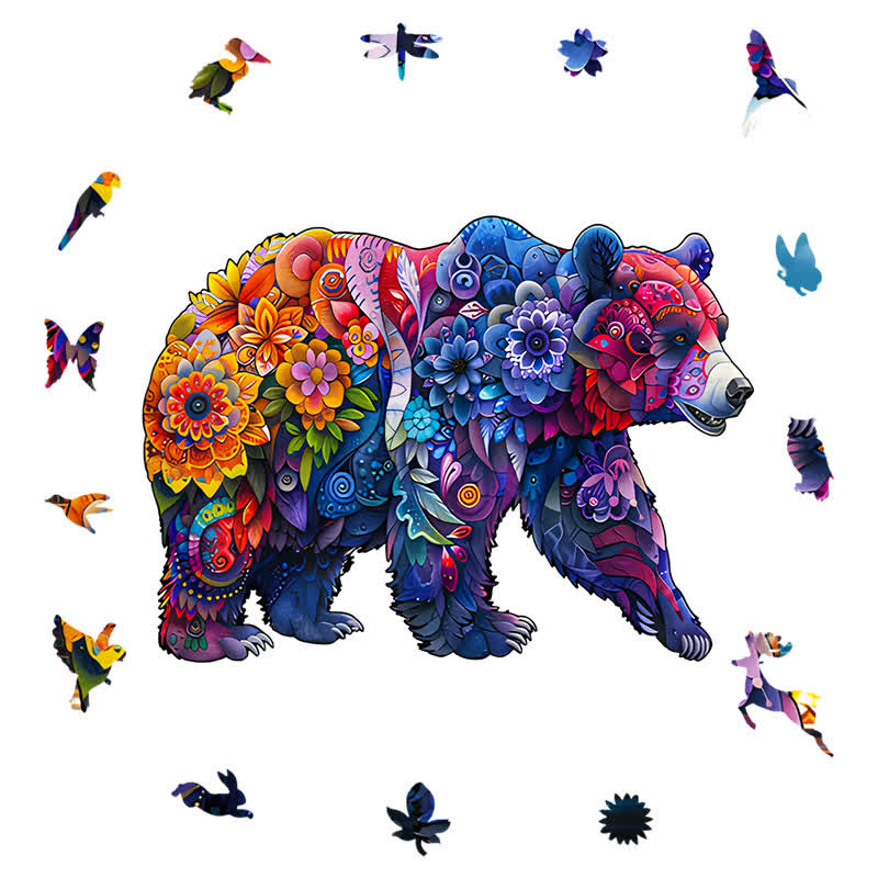 Animal Mandala - Wooden Jigsaw Puzzle - image 3