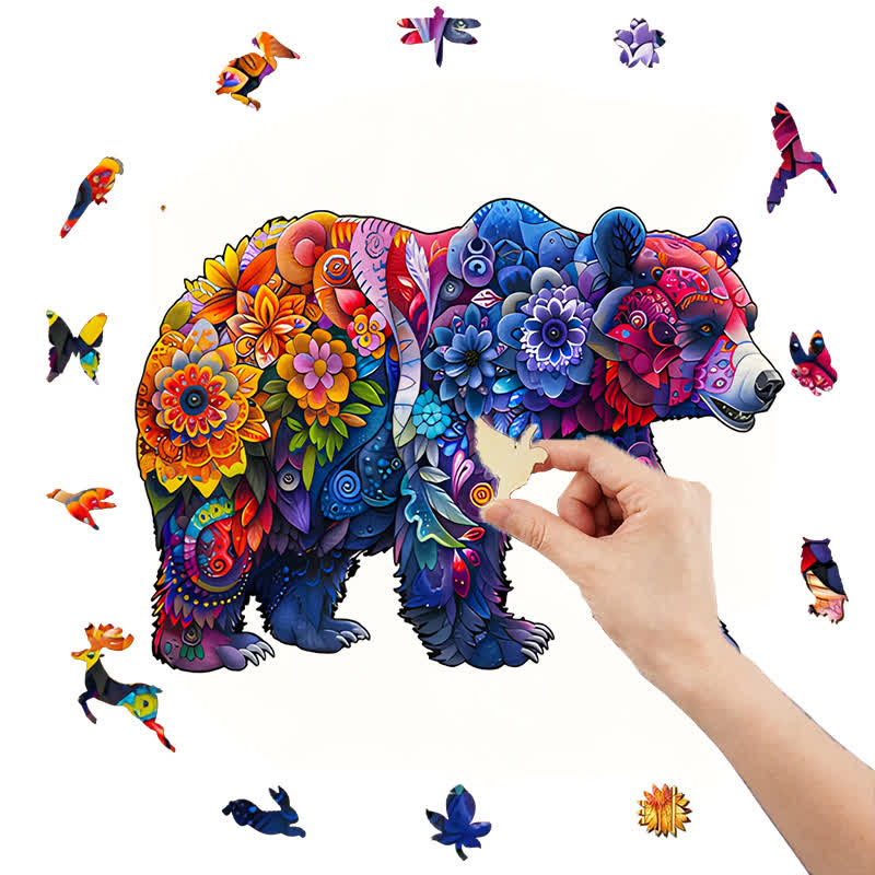 Animal Mandala - Wooden Jigsaw Puzzle - image 6