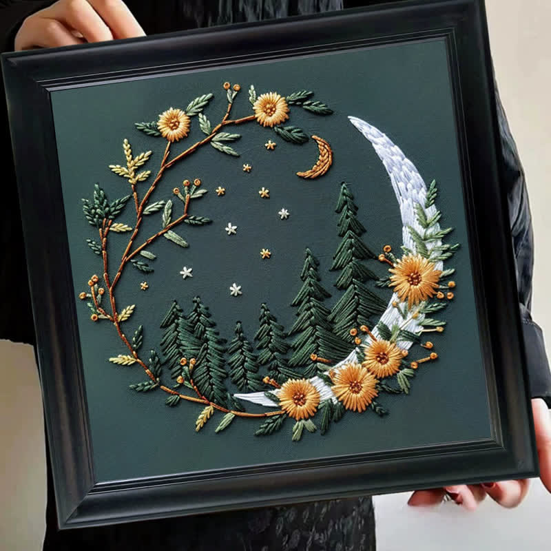 Wooden Embroidery Frame , Picture Frame, Hand Painted, Glossy Lacquered - image 0