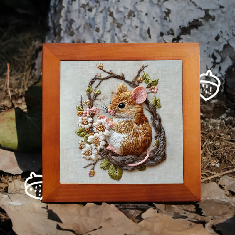 Wooden Embroidery Frame | Art Display Photo Frame - 20cm*20cm - image 3