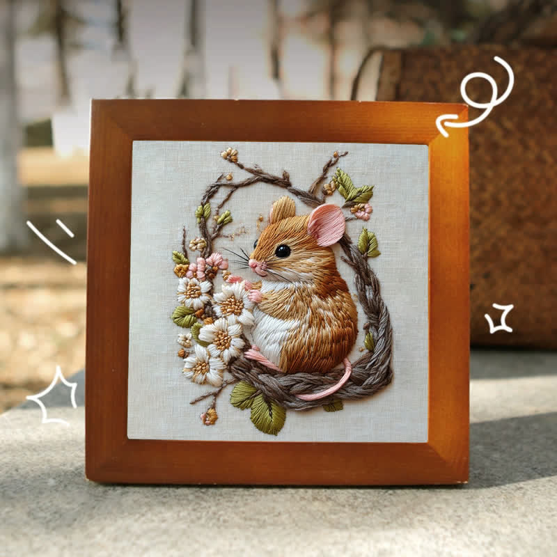 Wooden Embroidery Frame | Art Display Photo Frame - image 1