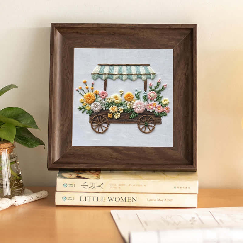 Wooden Embroidery Frame | Decorative Art | Hand Painted - image 1