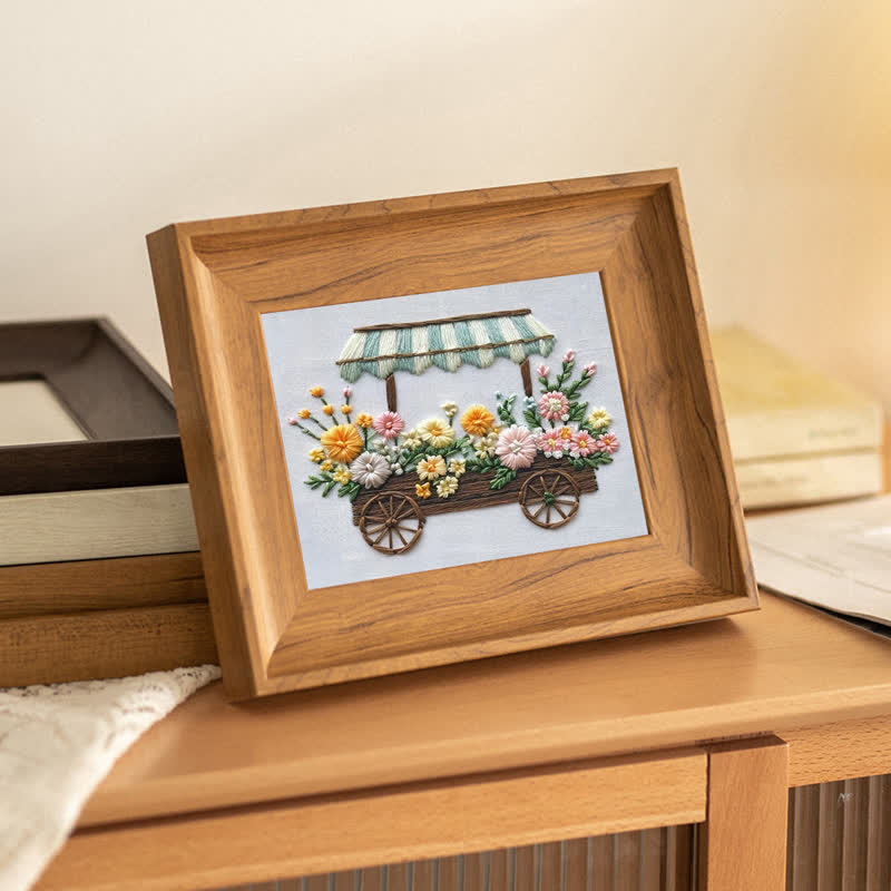 Wooden Embroidery Frame | Decorative Art | Hand Painted - image 0