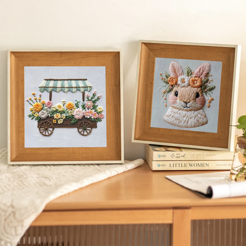 Wooden Embroidery Frame | Decorative Art | Hand Painted - image 4