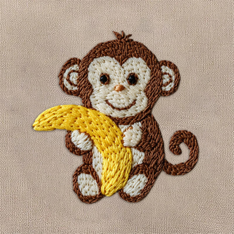 Rubbyoo Embroidery Kit - Happy Monkey | Animal | Beginner Friendly - image 7