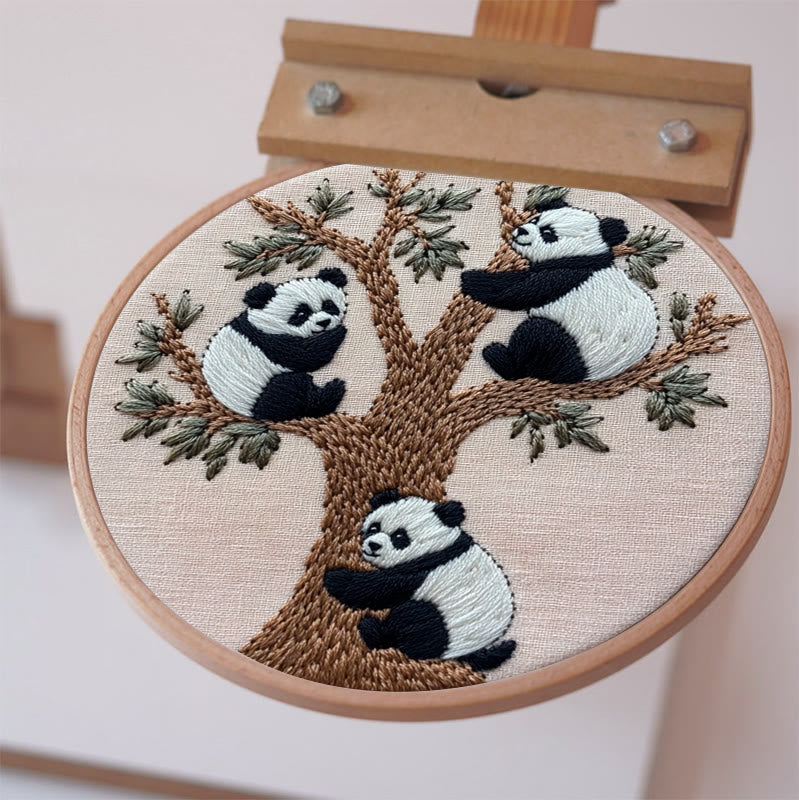 Rubbyoo Embroidery Kit - Climbing Panda | Animal | Needlework Gift - image 5