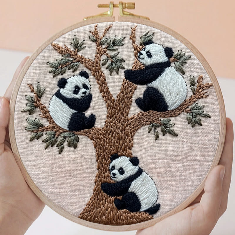 Rubbyoo Embroidery Kit - Climbing Panda | Animal | Needlework Gift - image 4