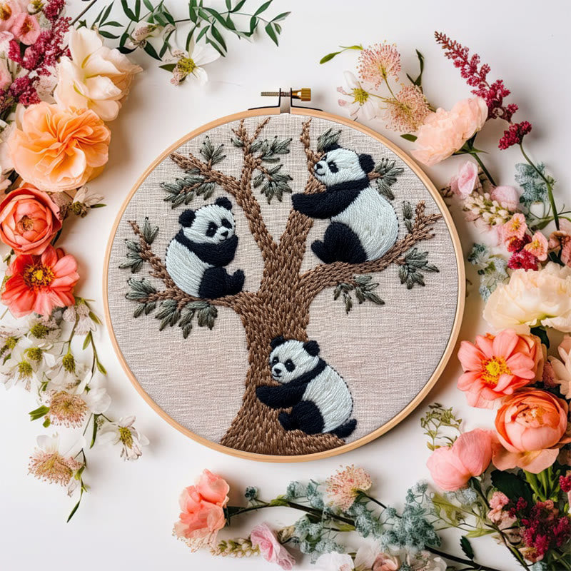 Rubbyoo Embroidery Kit - Climbing Panda | Animal | Needlework Gift - image 8