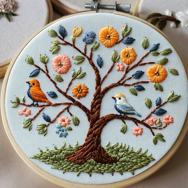 Rubbyoo Embroidery Kit - Spring Tree | Forest | Diy Craft Gift - image 8