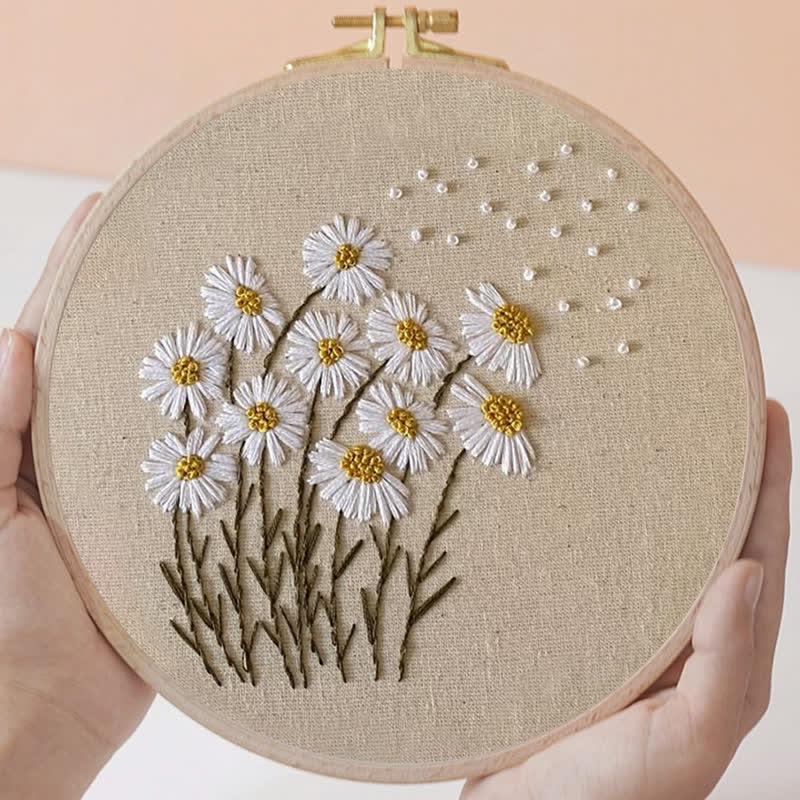 Rubbyoo Embroidery Kit - Fresh as a Daisy | New home gifts - image 1