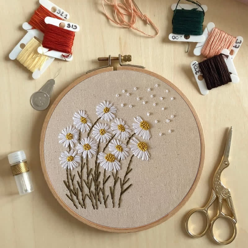 Rubbyoo Embroidery Kit - Fresh as a Daisy | New home gifts - image 6