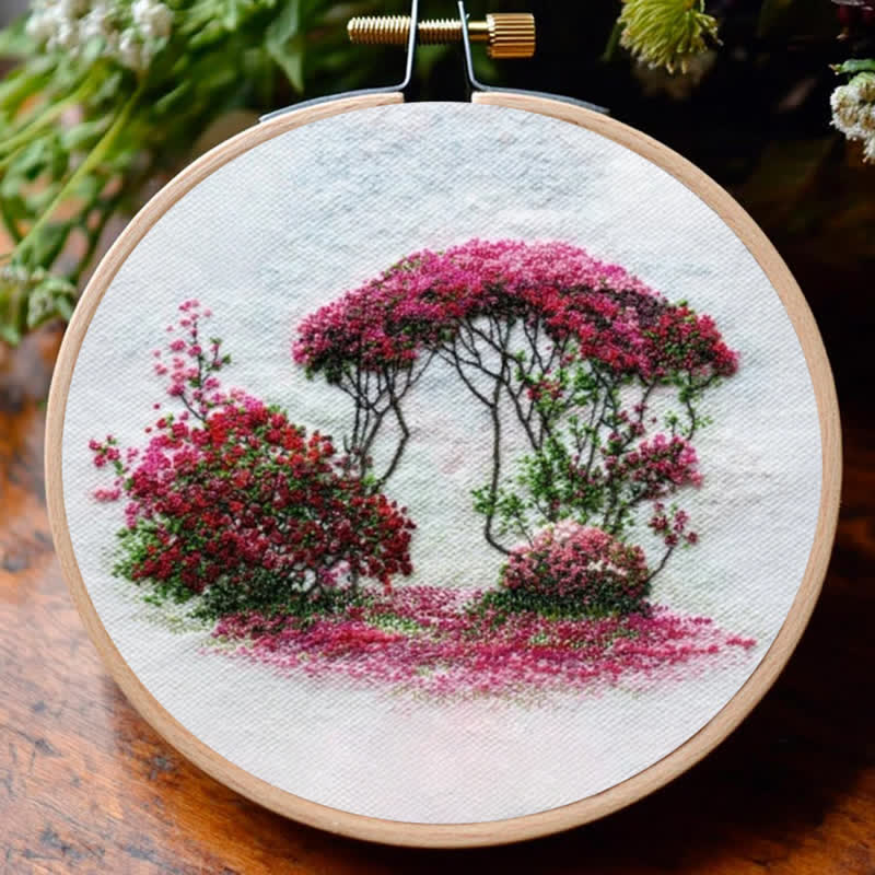 Rubbyoo Embroidery Kit - Azalea | New home gifts - image 3