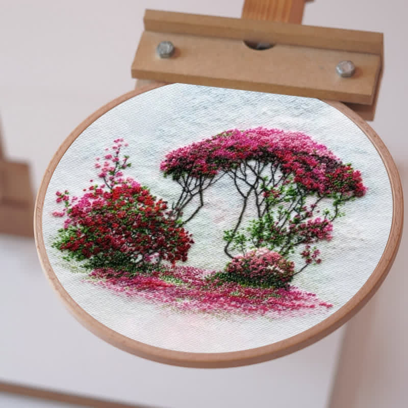 Rubbyoo Embroidery Kit - Azalea | New home gifts - image 2