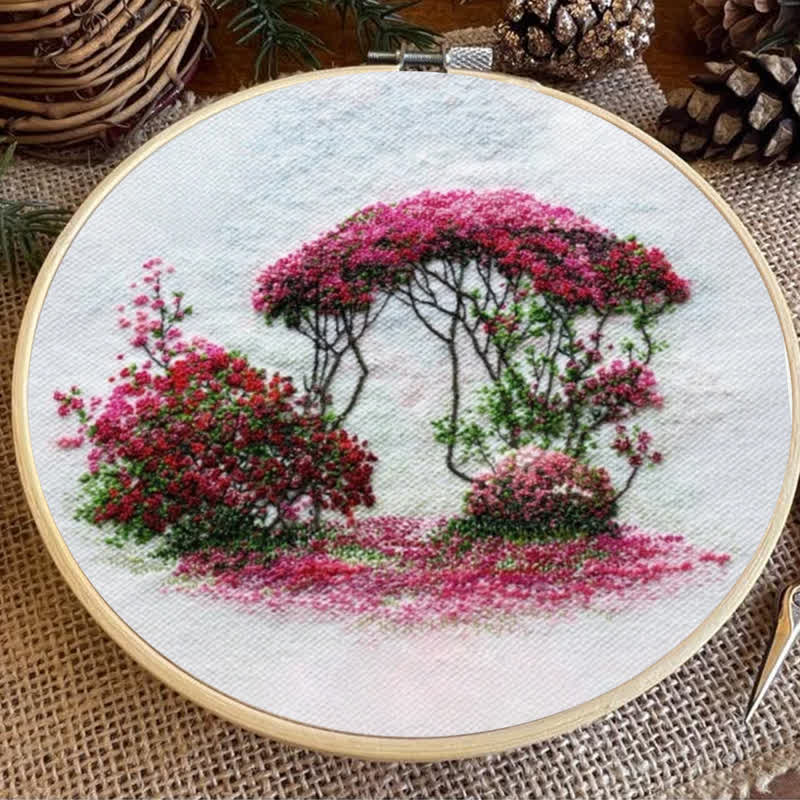 Rubbyoo Embroidery Kit - Azalea | New home gifts - image 6