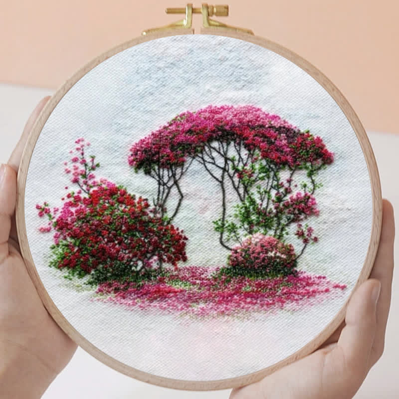 Rubbyoo Embroidery Kit - Azalea | New home gifts - image 5