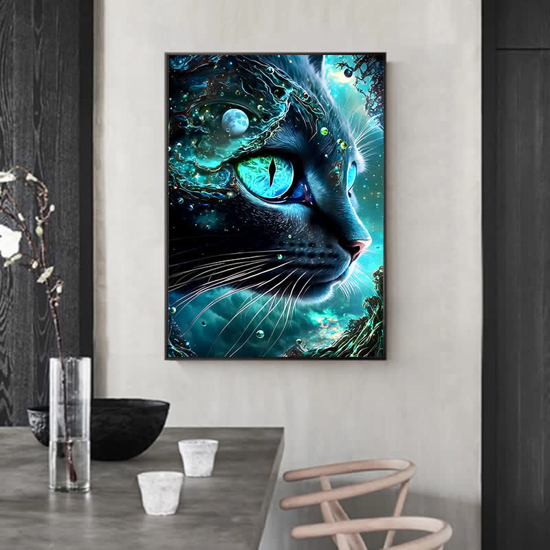 Mysterious Galaxy Cat - Wooden Jigsaw Puzzle - image 8