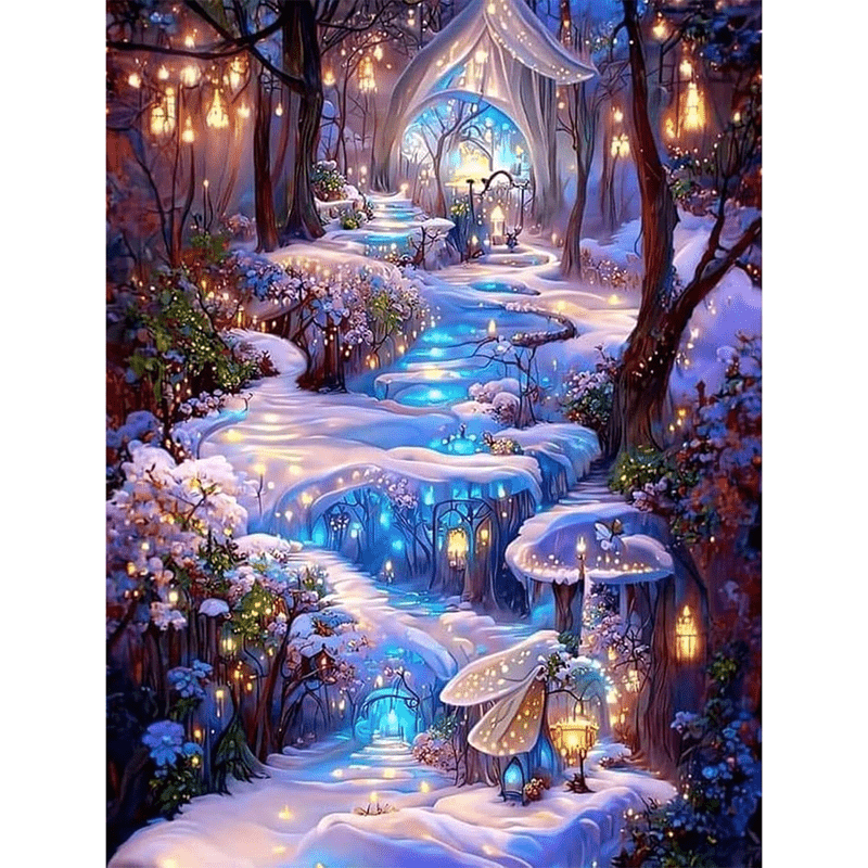 Fairy Road - Wooden Jigsaw Puzzle - A3 - Wooden Gift Packaging - image 0