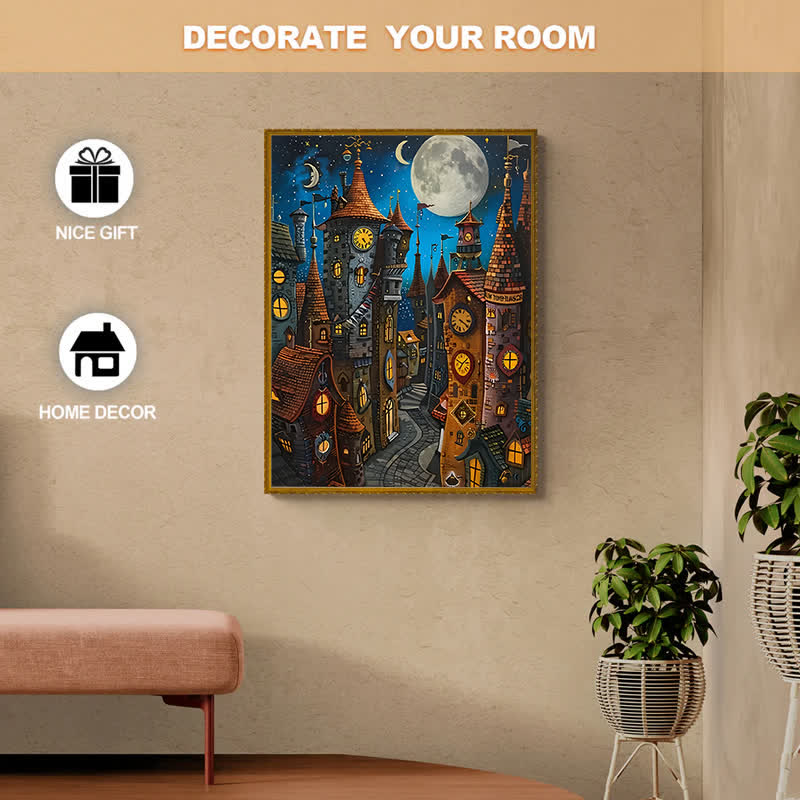 Dark Night Castle - Wooden Jigsaw Puzzle - image 4