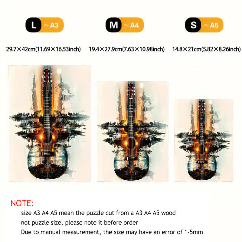 Guitar Forest - Wooden Jigsaw Puzzle - image 5