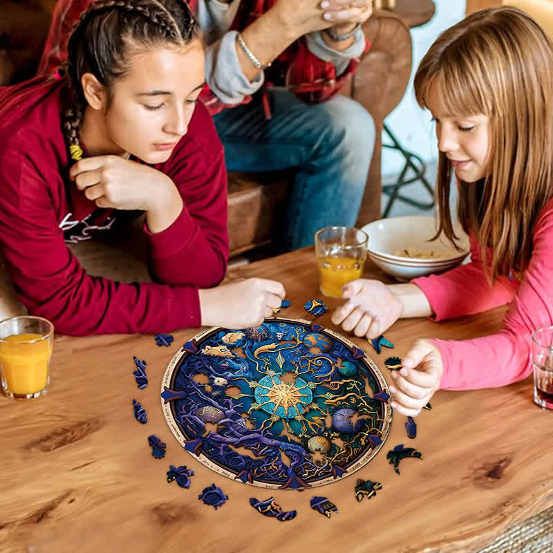 Planetary Harmony - Wooden Jigsaw Puzzle - image 8