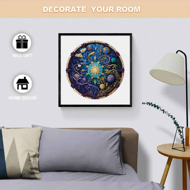 Planetary Harmony - Wooden Jigsaw Puzzle - image 1