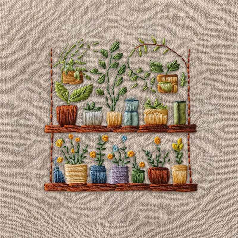 Rubbyoo Embroidery Kit -  The Flower Shop | Needlework Craft Gifts - image 1