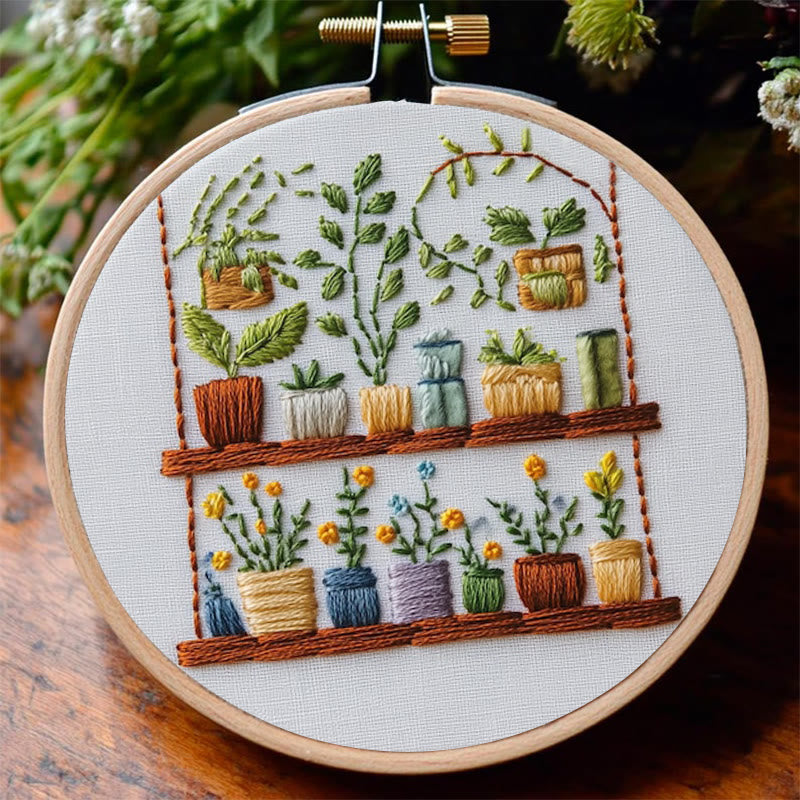 Rubbyoo Embroidery Kit -  The Flower Shop | Needlework Craft Gifts - image 2