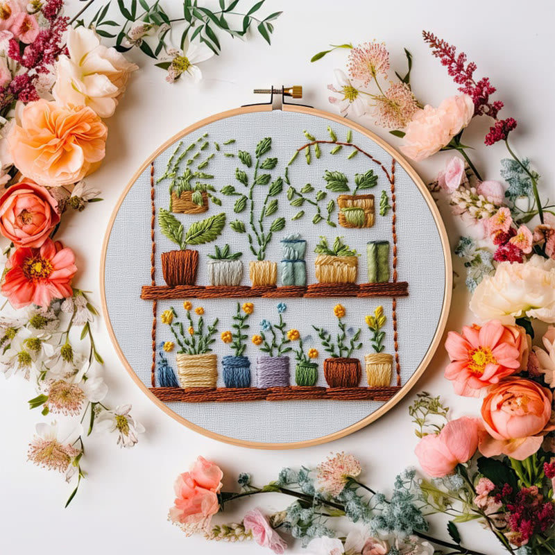 Rubbyoo Embroidery Kit -  The Flower Shop | Needlework Craft Gifts - image 7