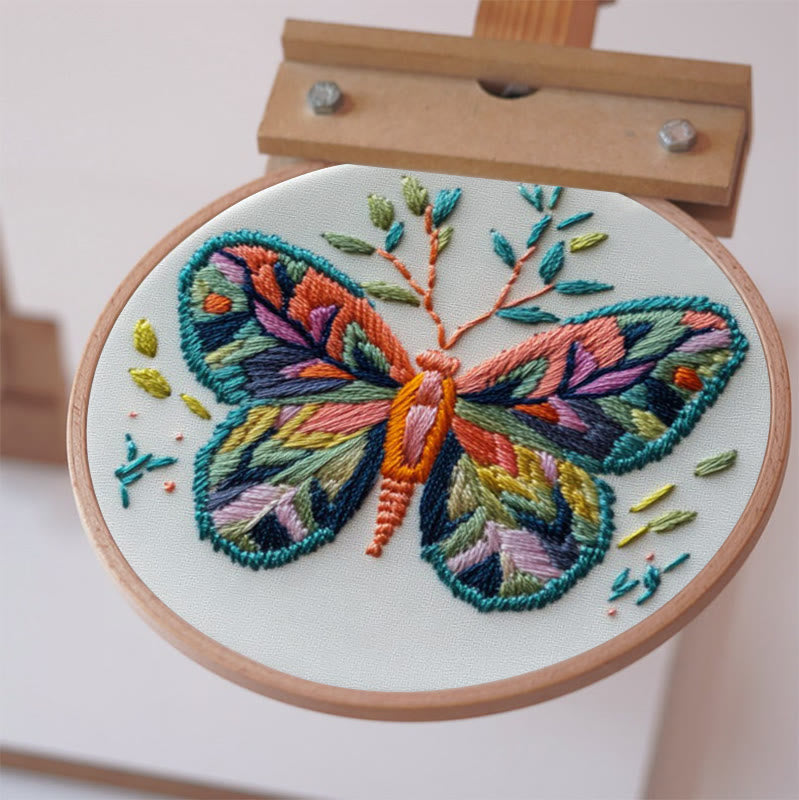 Rubbyoo Embroidery Kit - Aesthetic Butterfly | Beginner Needlework  - image 2