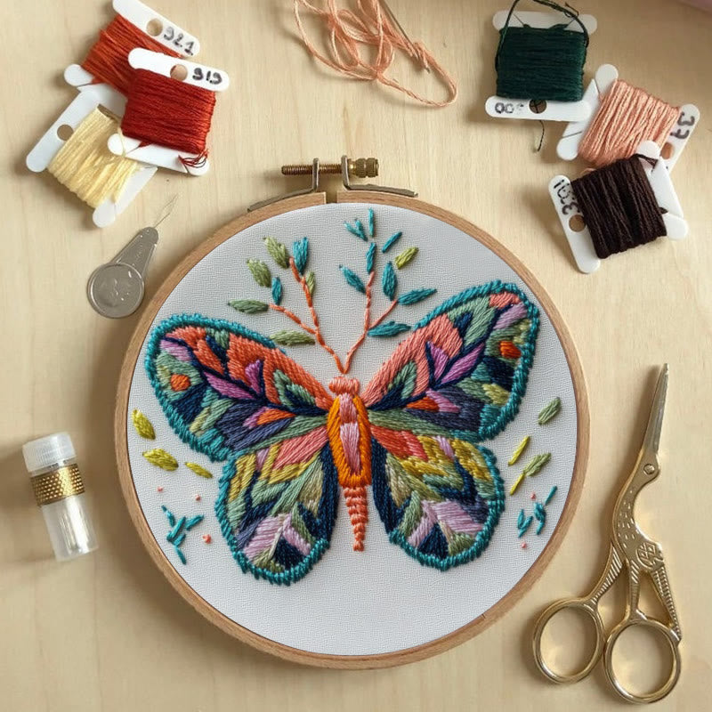 Rubbyoo Embroidery Kit - Aesthetic Butterfly | Beginner Needlework  - image 3
