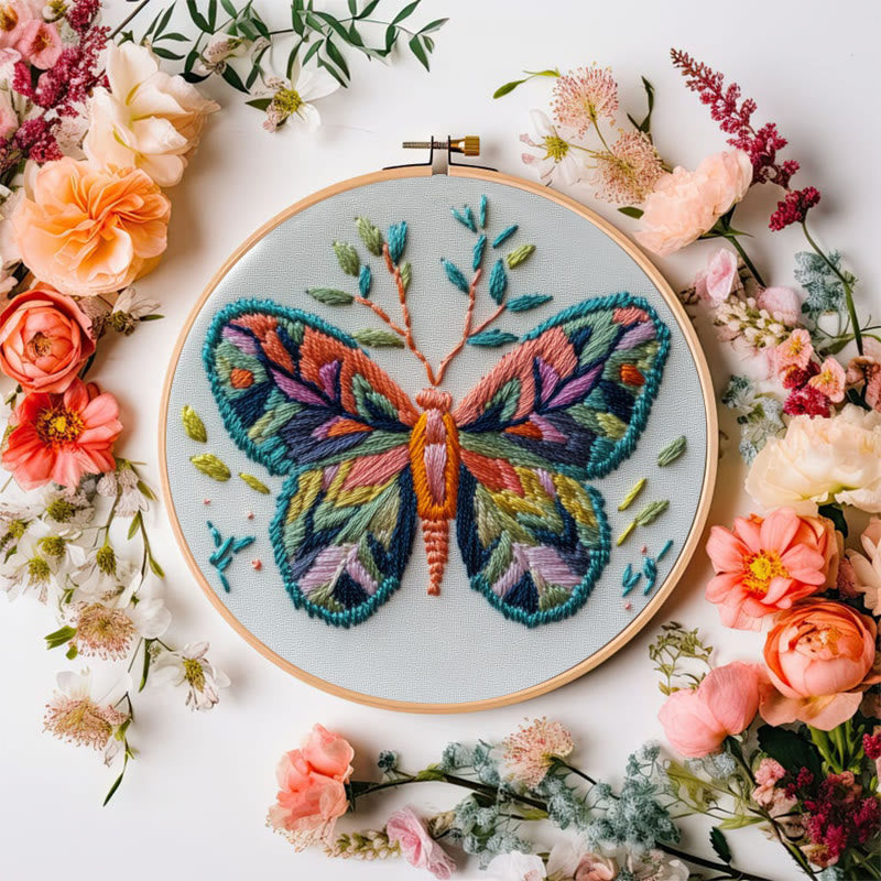 Rubbyoo Embroidery Kit - Aesthetic Butterfly | Beginner Needlework  - image 8