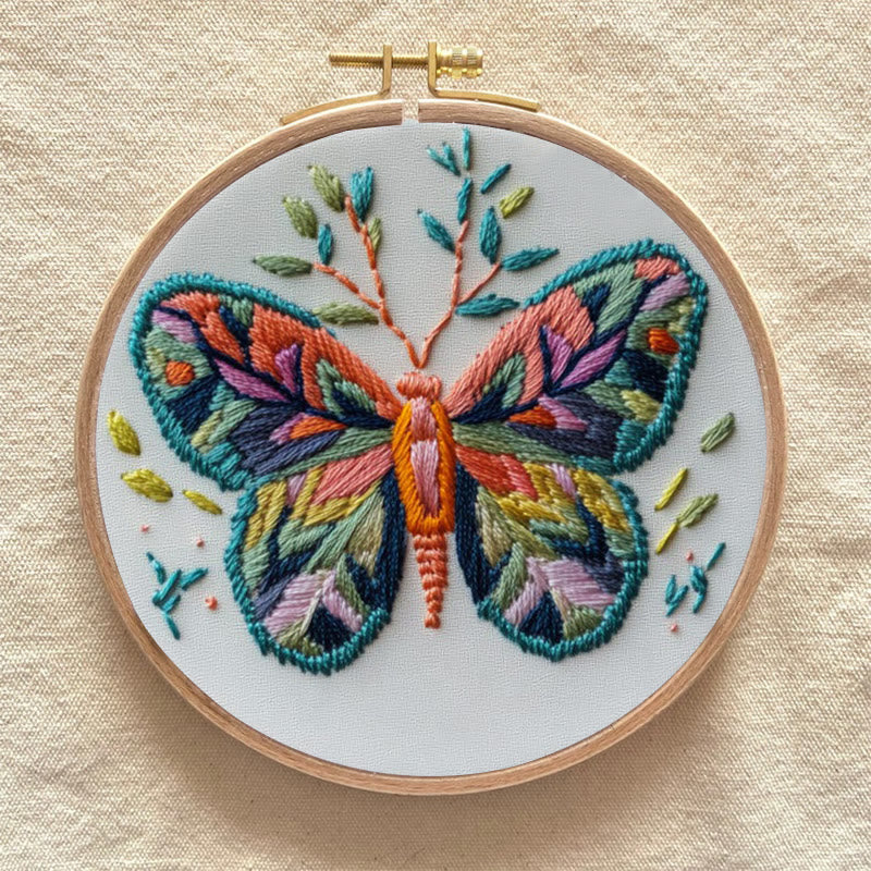 Rubbyoo Embroidery Kit - Aesthetic Butterfly | Beginner Needlework  - image 4