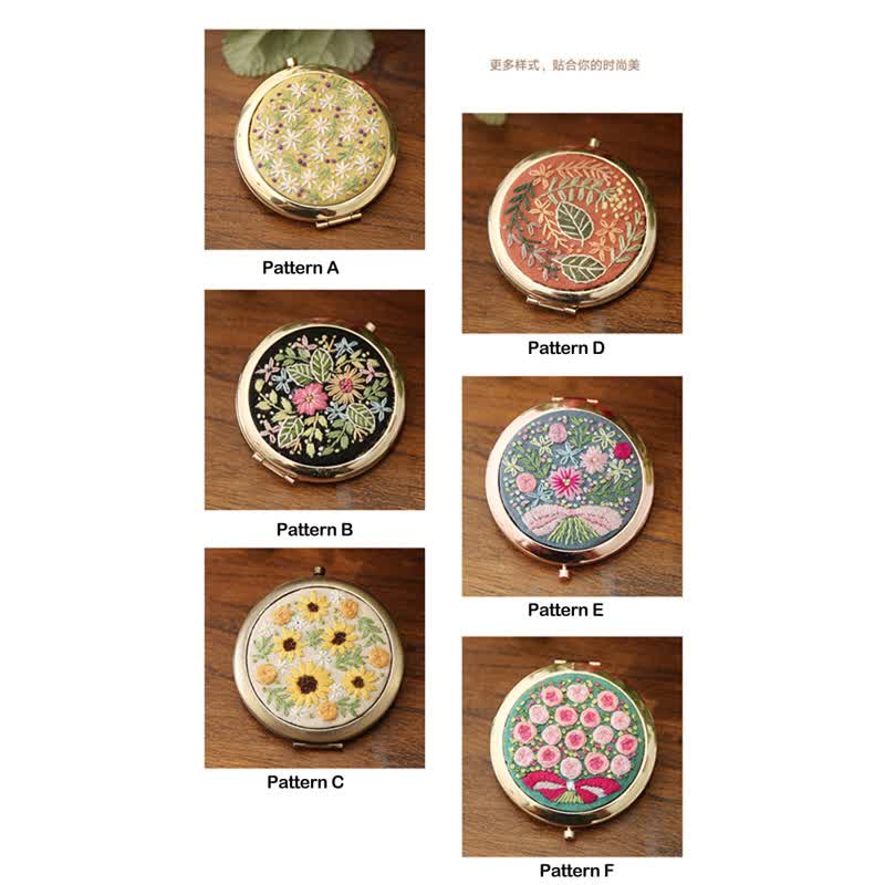 Rose gold Mirror Embroidery Kit For Beginner| Bridesmaid Gifts| Pretty Personalized Gifts - image 8