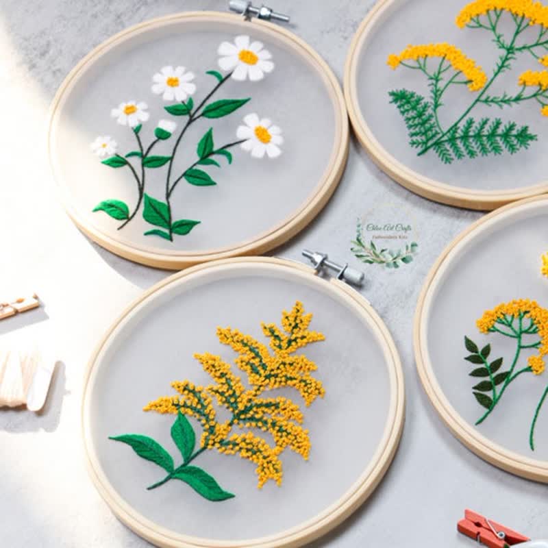 Beginner Embroidery kit| Needlepoint, DIY Craft Kit for adult - image 7