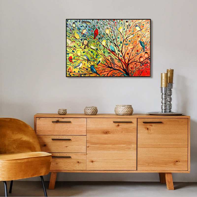 Colorful Birds Party - Wooden Jigsaw Puzzle - image 2