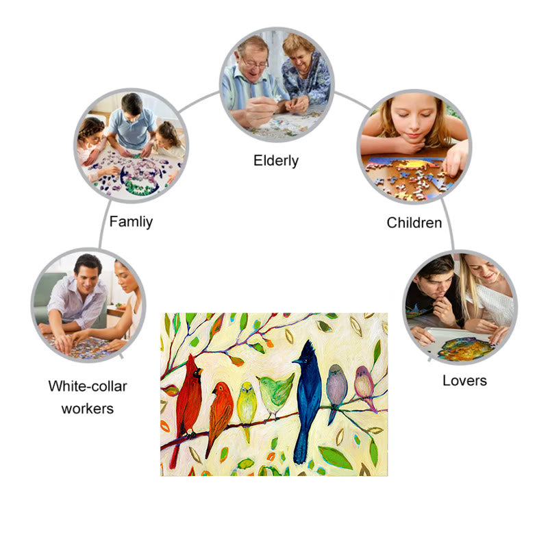  Beautiful Sparrows - Wooden Jigsaw Puzzle - image 8