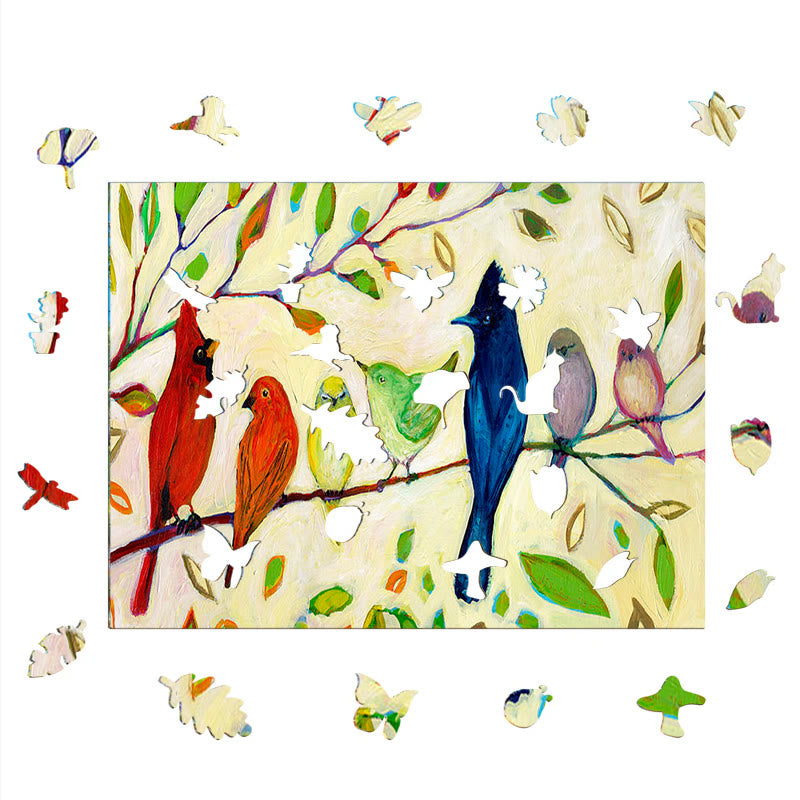  Beautiful Sparrows - Wooden Jigsaw Puzzle - image 5