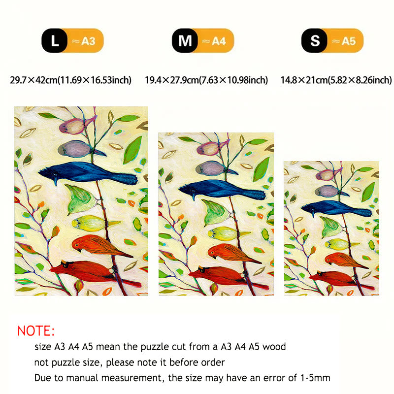  Beautiful Sparrows - Wooden Jigsaw Puzzle - image 7