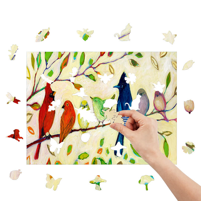 Beautiful Sparrows - Wooden Jigsaw Puzzle - image 6