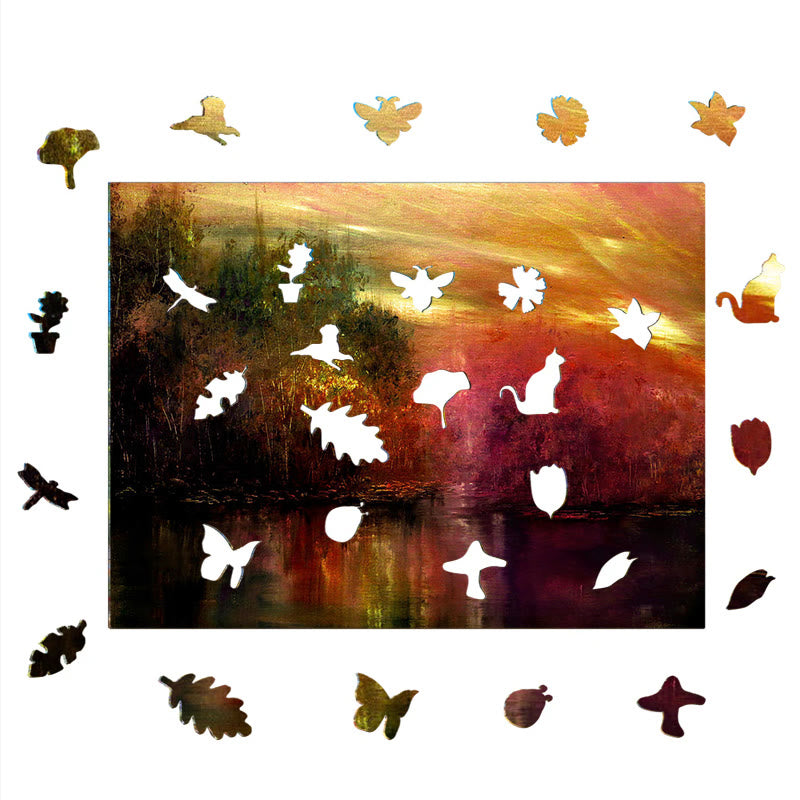 Autumn Hues - Wooden Jigsaw Puzzle - image 5