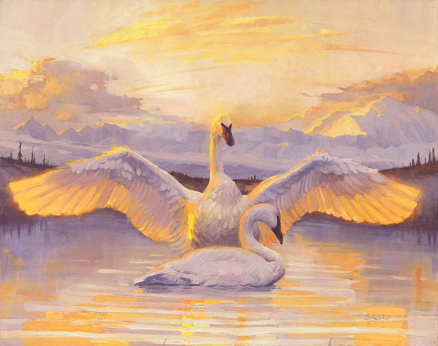 Swans  - Wooden Jigsaw Puzzle - A3 - Wooden Gift Packaging - image 0