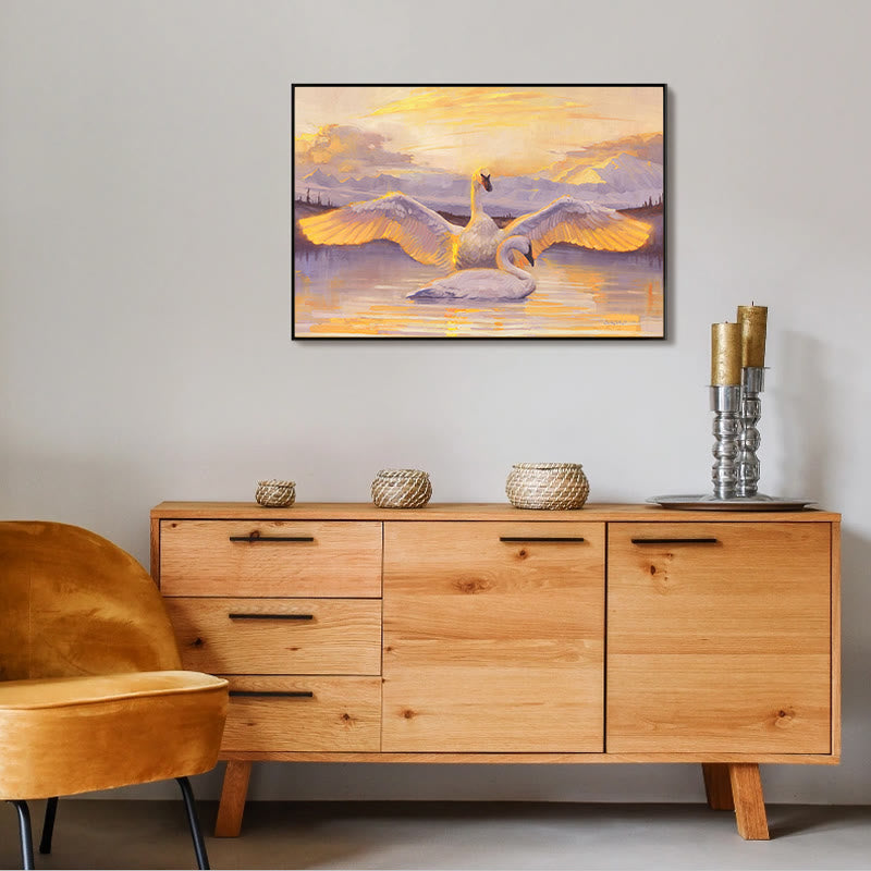 Swans  - Wooden Jigsaw Puzzle - image 4