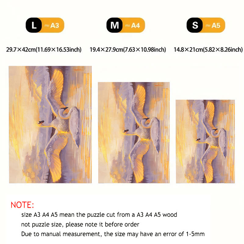 Swans  - Wooden Jigsaw Puzzle - image 7